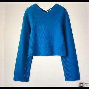 uniqlo u blue sweater size medium nwot